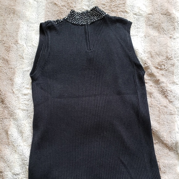 JOYCE BLACK TURTLE NECK SWEATER ...SIZE S - Picture 3 of 6